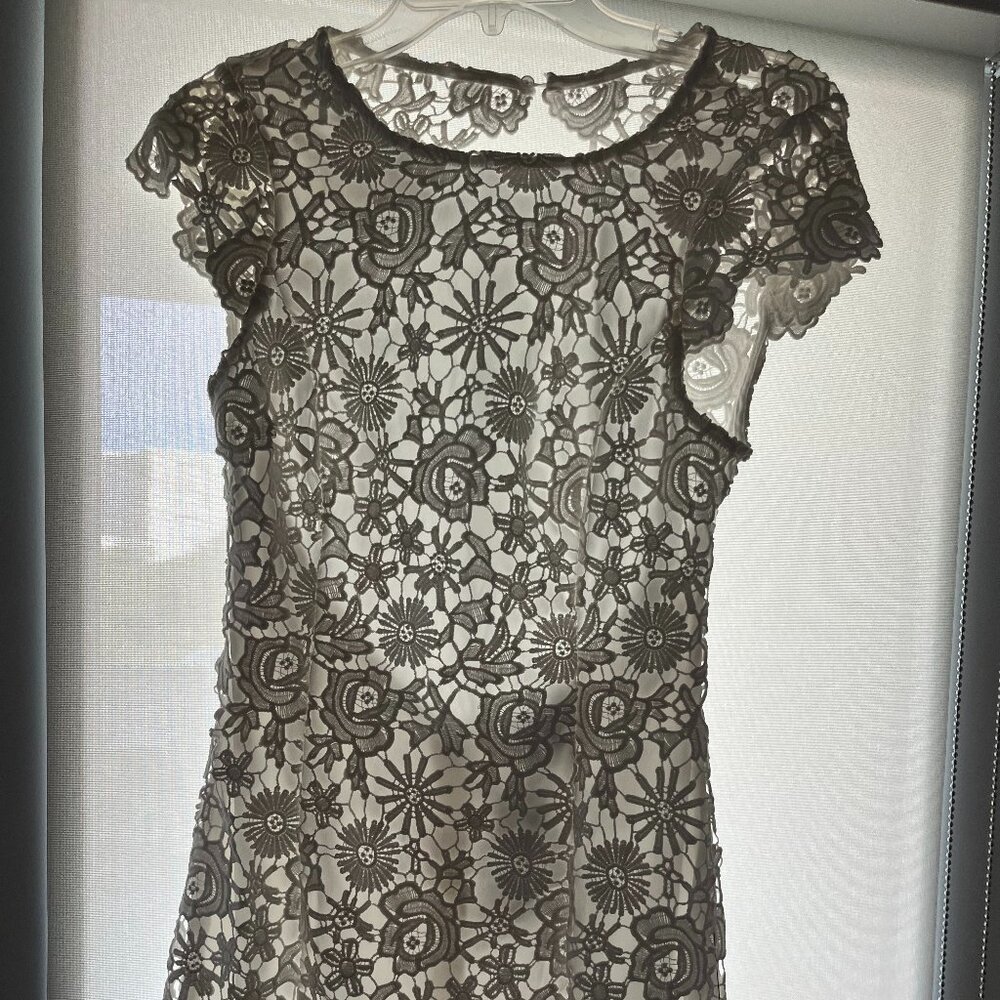 LuLu's Romance Language Backlace White Lace Dress Size Small